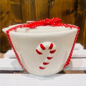 Rae Dunn Candy Cane Ceramic Measuring Cups